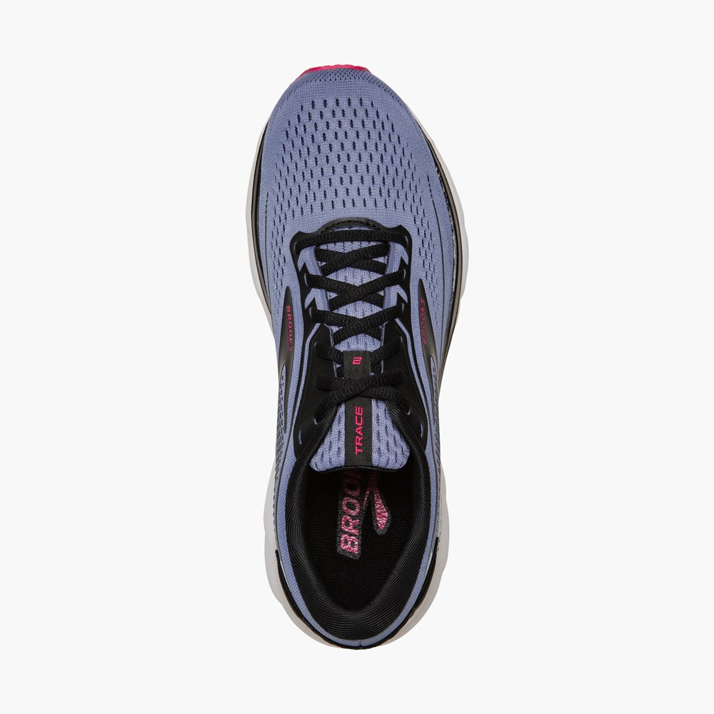 Chaussures Running Route Brooks Trace 2 Adaptive Noir Bleu Rose Femme | FHI-2847259